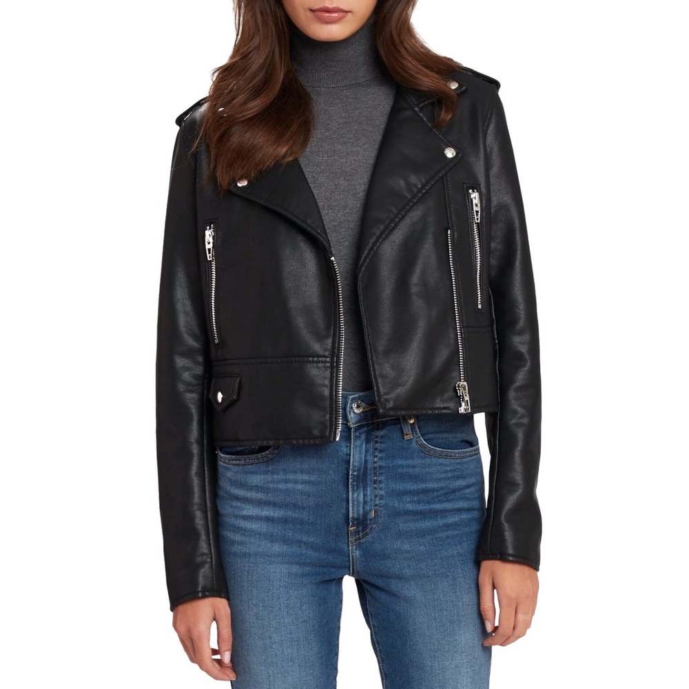 Blank NYC Black Leather Jacket